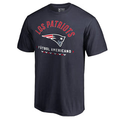 New England Patriots Futbol Americano T-Shirt Navy | NFL