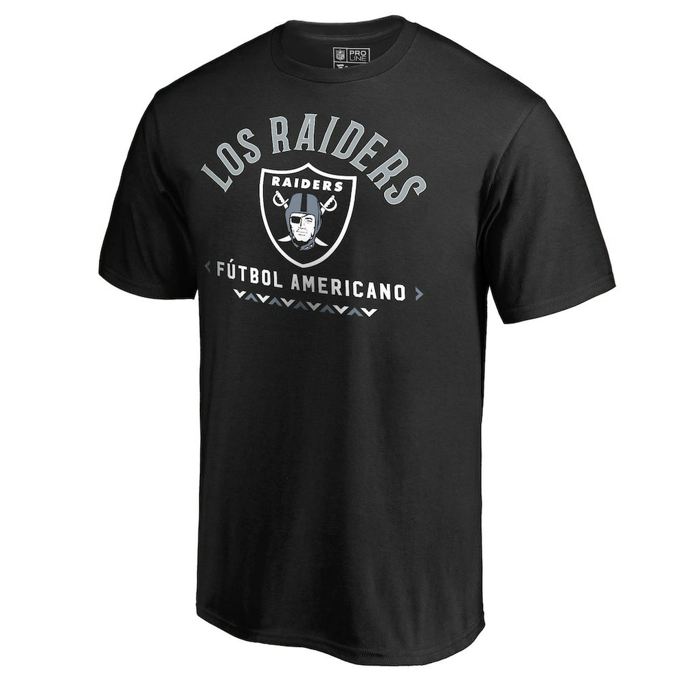 Las Vegas Raiders Futbol Americano T-Shirt Black | NFL