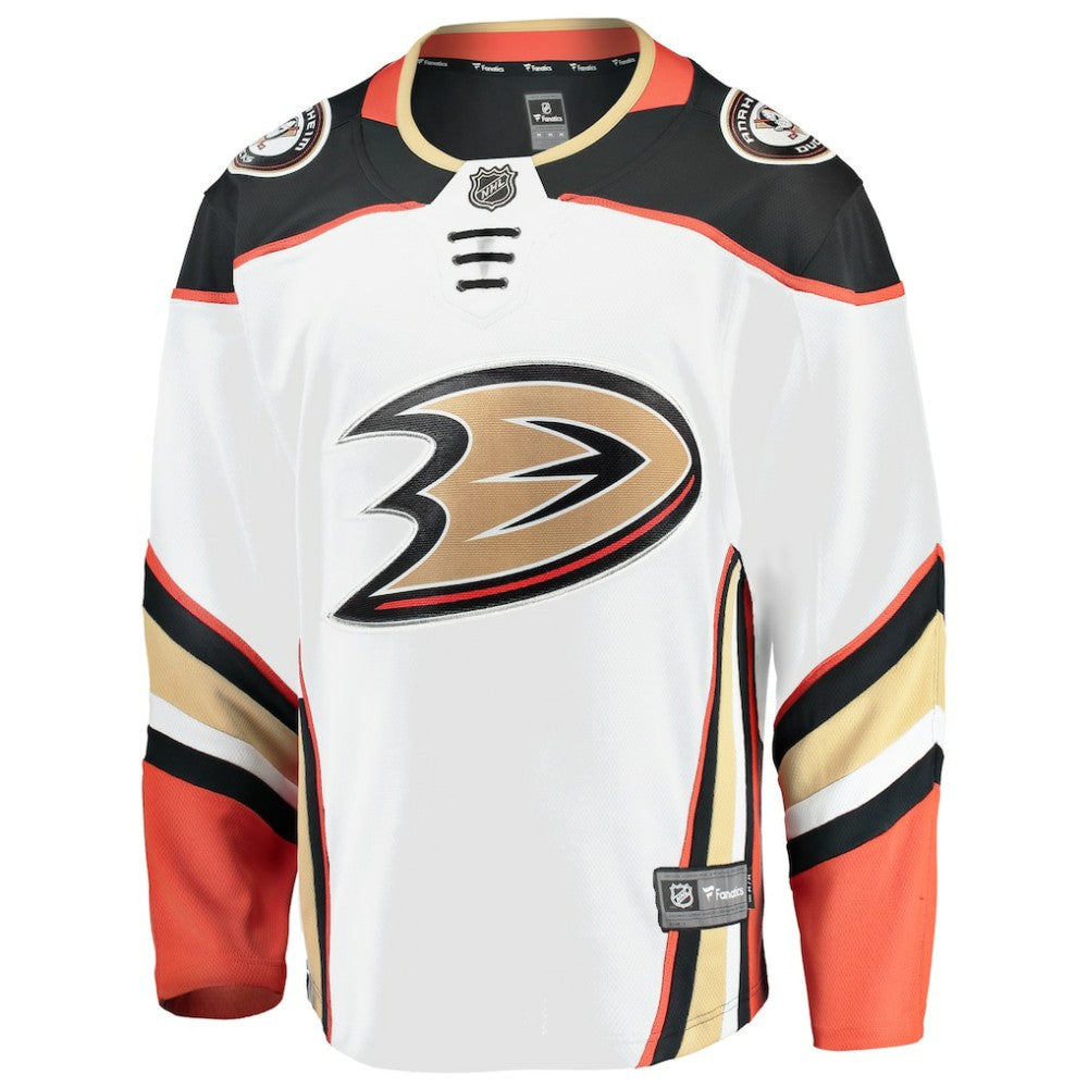 Anaheim Ducks Fanatics Breakaway Away Jersey - White - NHL