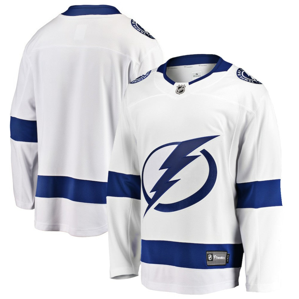 Tampa Bay Lightning Fanatics Breakaway Away Jersey - White - NHL