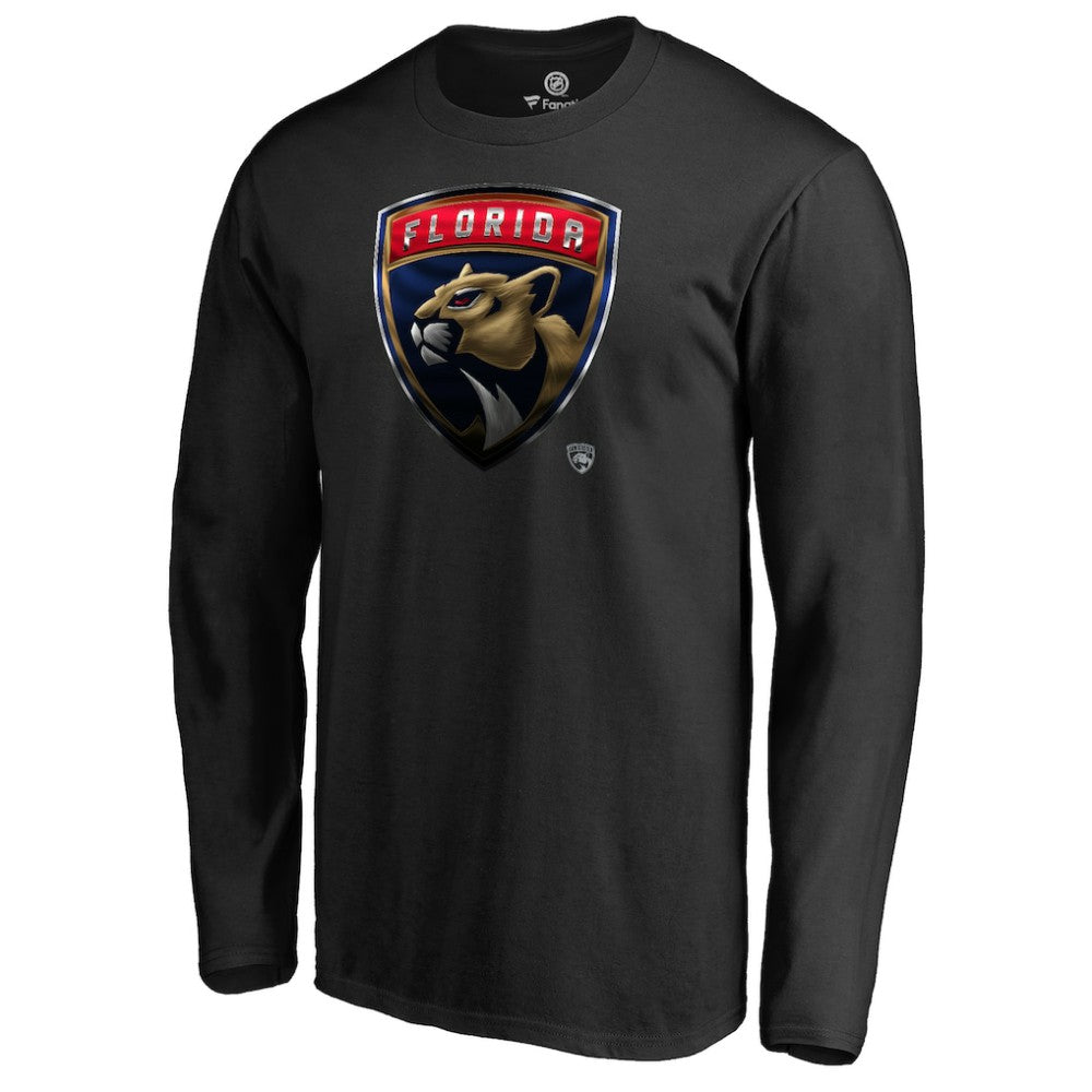 Florida Panthers Midnight Mascot Long Sleeve T-Shirt - Black - NHL