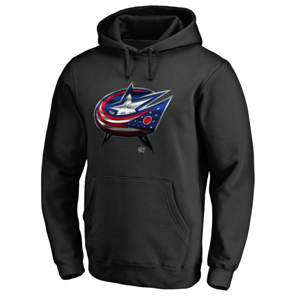 Columbus Blue Jackets Midnight Mascot Pullover Hoodie - Black - NHL