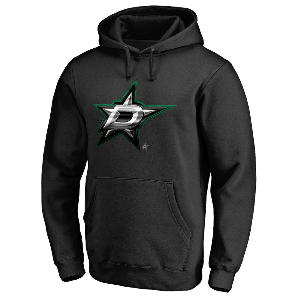 Dallas Stars Midnight Mascot Pullover Hoodie - Black - NHL