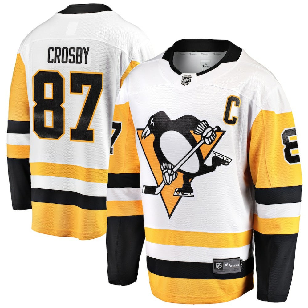Sidney Crosby Pittsburgh Penguins Fanatics Breakaway Jersey - White - NHL