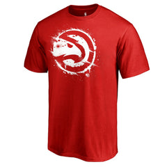 Atlanta Hawks Splatter Logo T-Shirt Red - NBA