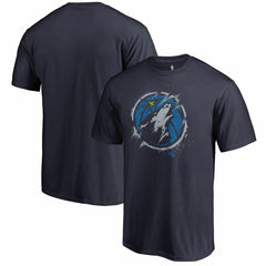 Men's Navy Minnesota Timberwolves Splatter Logo T-Shirt - NBA