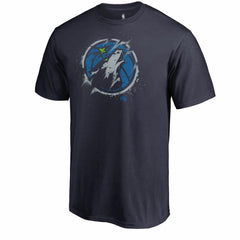 Men's Navy Minnesota Timberwolves Splatter Logo T-Shirt - NBA