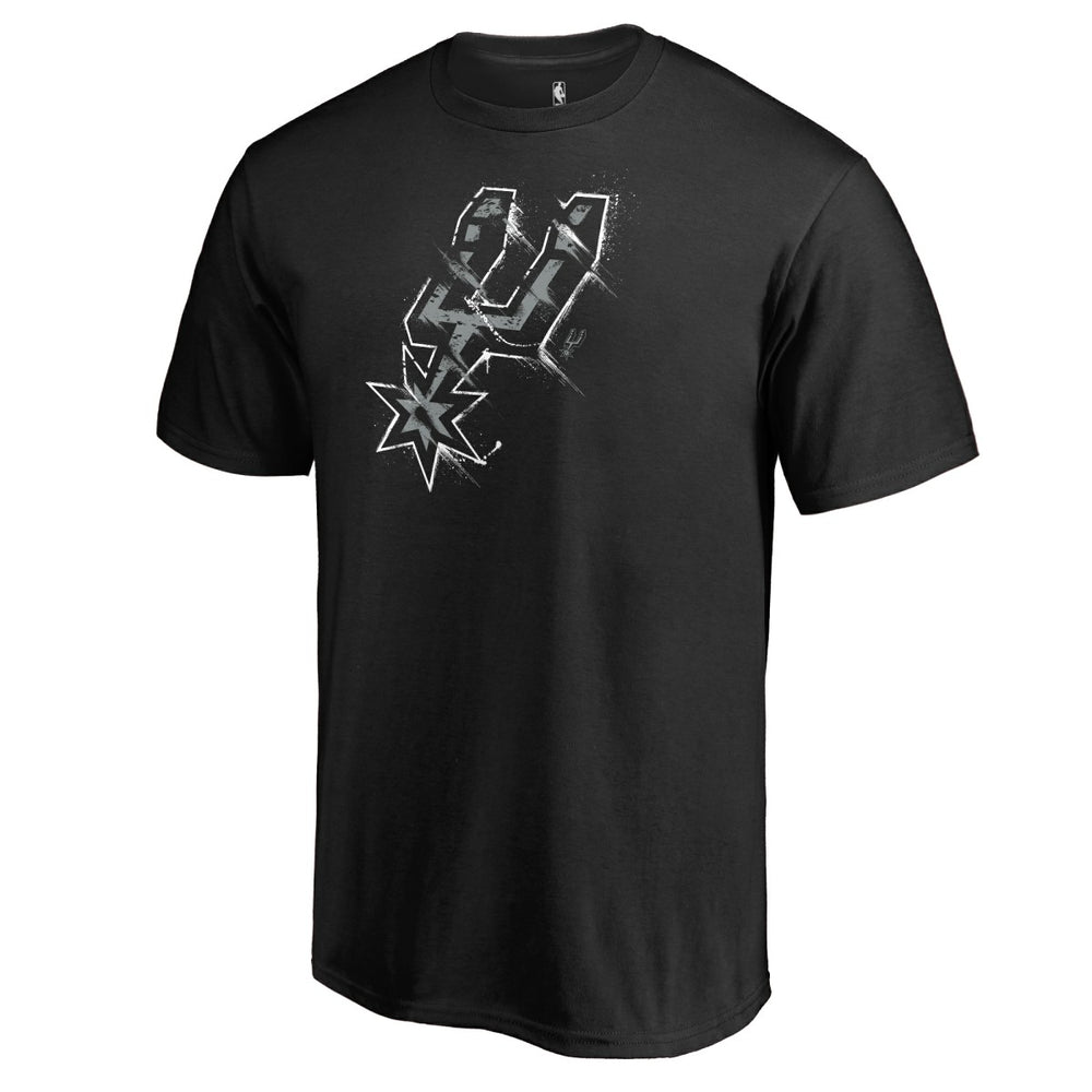 San Antonio Spurs Splatter Logo T-Shirt Black - NBA