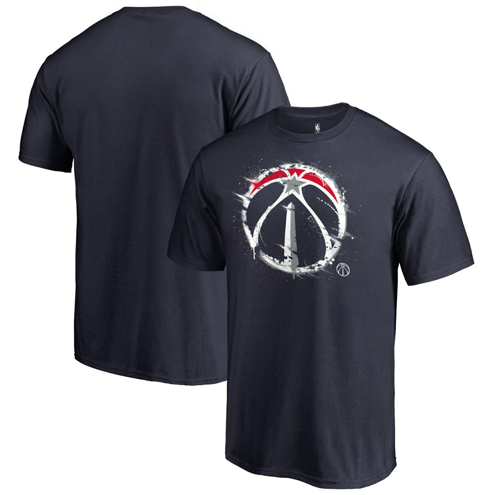 Washington Wizards Splatter Logo T-Shirt Navy - NBA