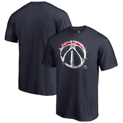 Washington Wizards Splatter Logo T-Shirt Navy - NBA