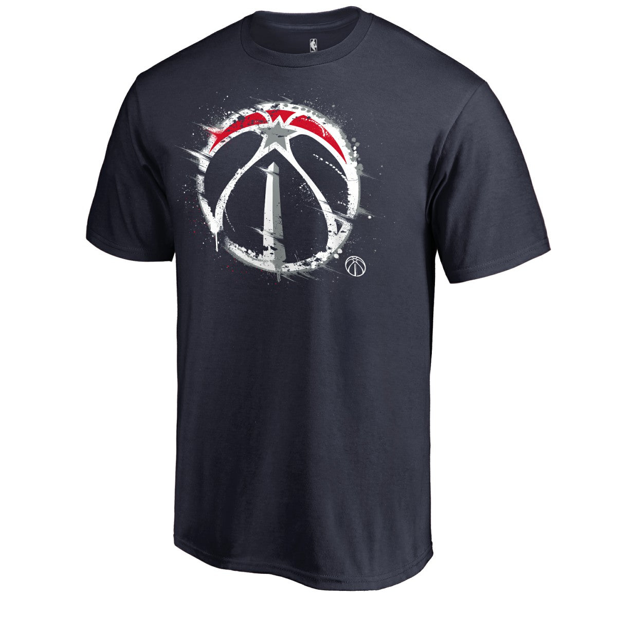 Washington Wizards Splatter Logo T-Shirt Navy - NBA
