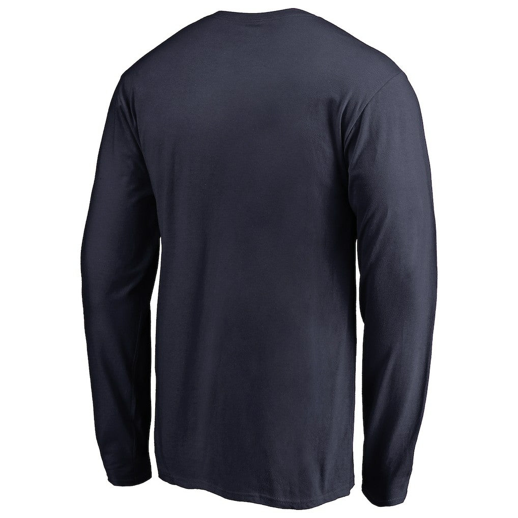 Indiana Pacers Splatter Logo Long Sleeve T-Shirt Navy - NBA