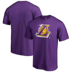 Los Angeles Lakers Splatter Logo T-Shirt Purple - NBA