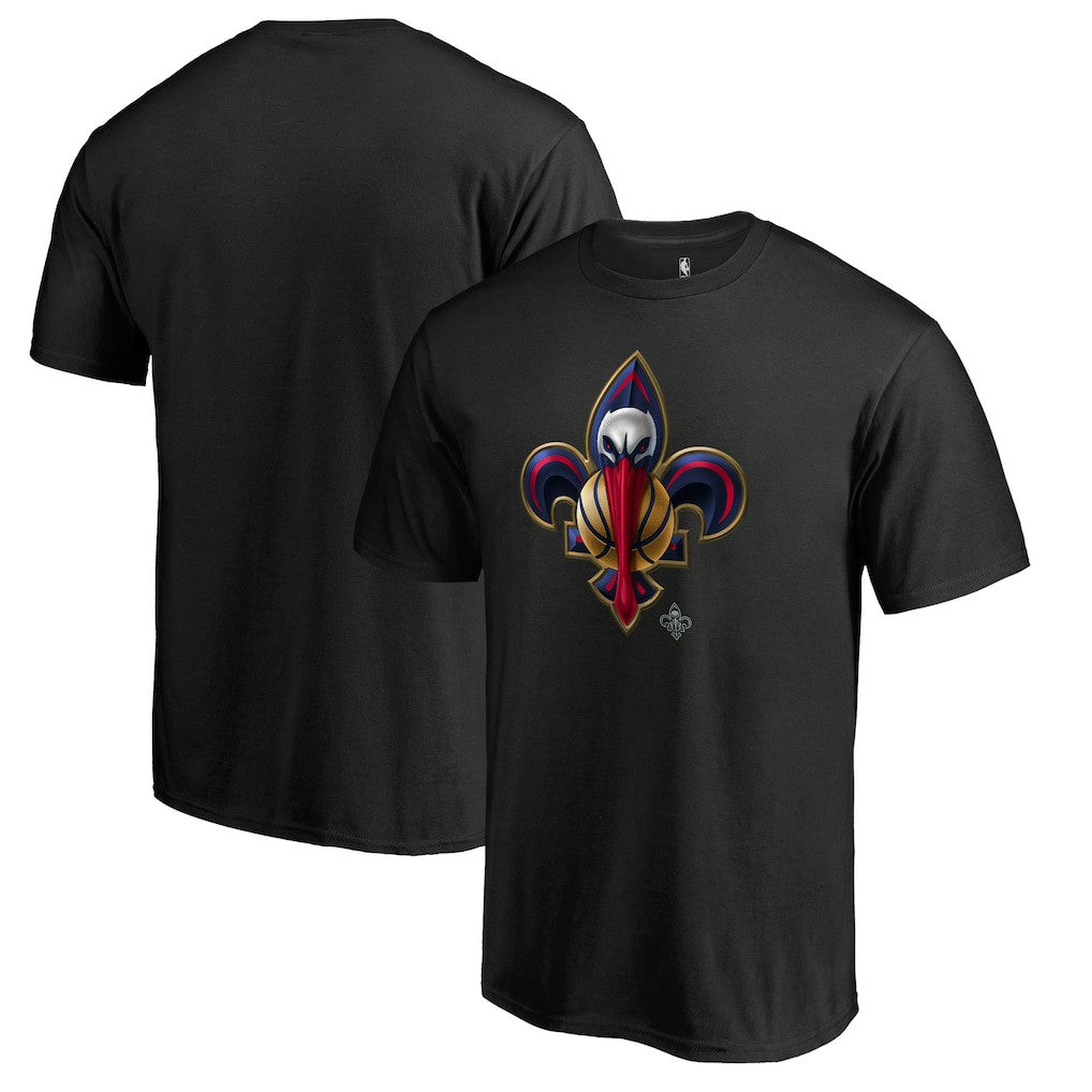 New Orleans Pelicans Midnight Mascot 2 T-Shirt Black - NBA