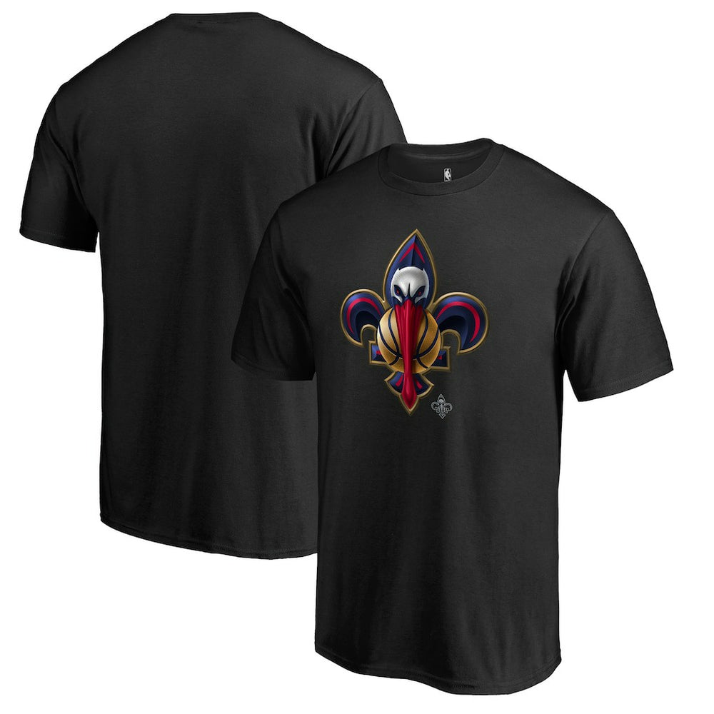 New Orleans Pelicans Midnight Mascot 2 T-Shirt Black - NBA