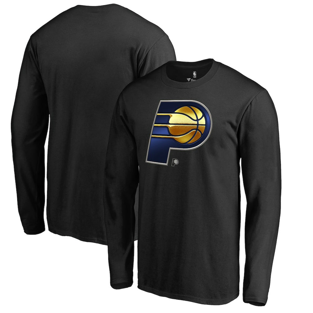 Indiana Pacers Midnight Mascot Long Sleeve T-Shirt Black - NBA