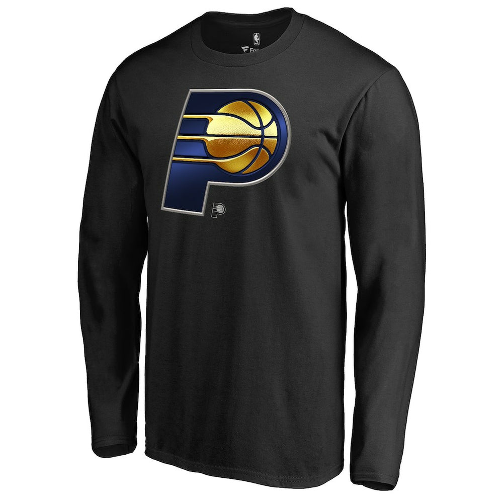 Indiana Pacers Midnight Mascot Long Sleeve T-Shirt Black - NBA