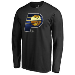 Indiana Pacers Midnight Mascot Long Sleeve T-Shirt Black - NBA