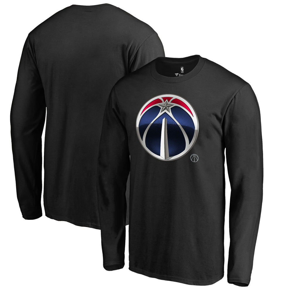 Washington Wizards Midnight Mascot Long Sleeve T-Shirt Black - NBA