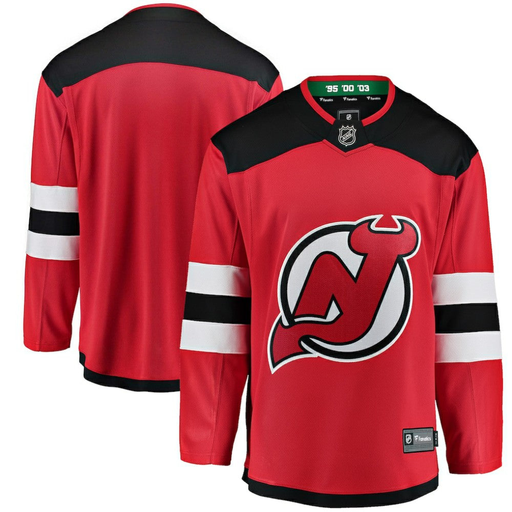 New Jersey Devils Fanatics Youth Breakaway Home Jersey - Red - NHL