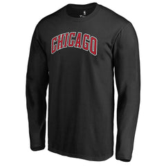 Chicago Bulls Alternate Logo Long Sleeve T-Shirt Black - NBA