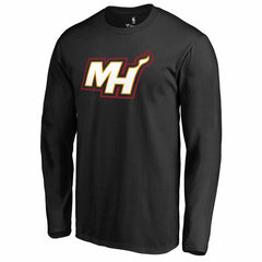 Miami Heat Alternate Logo Long Sleeve T-Shirt Black - NBA