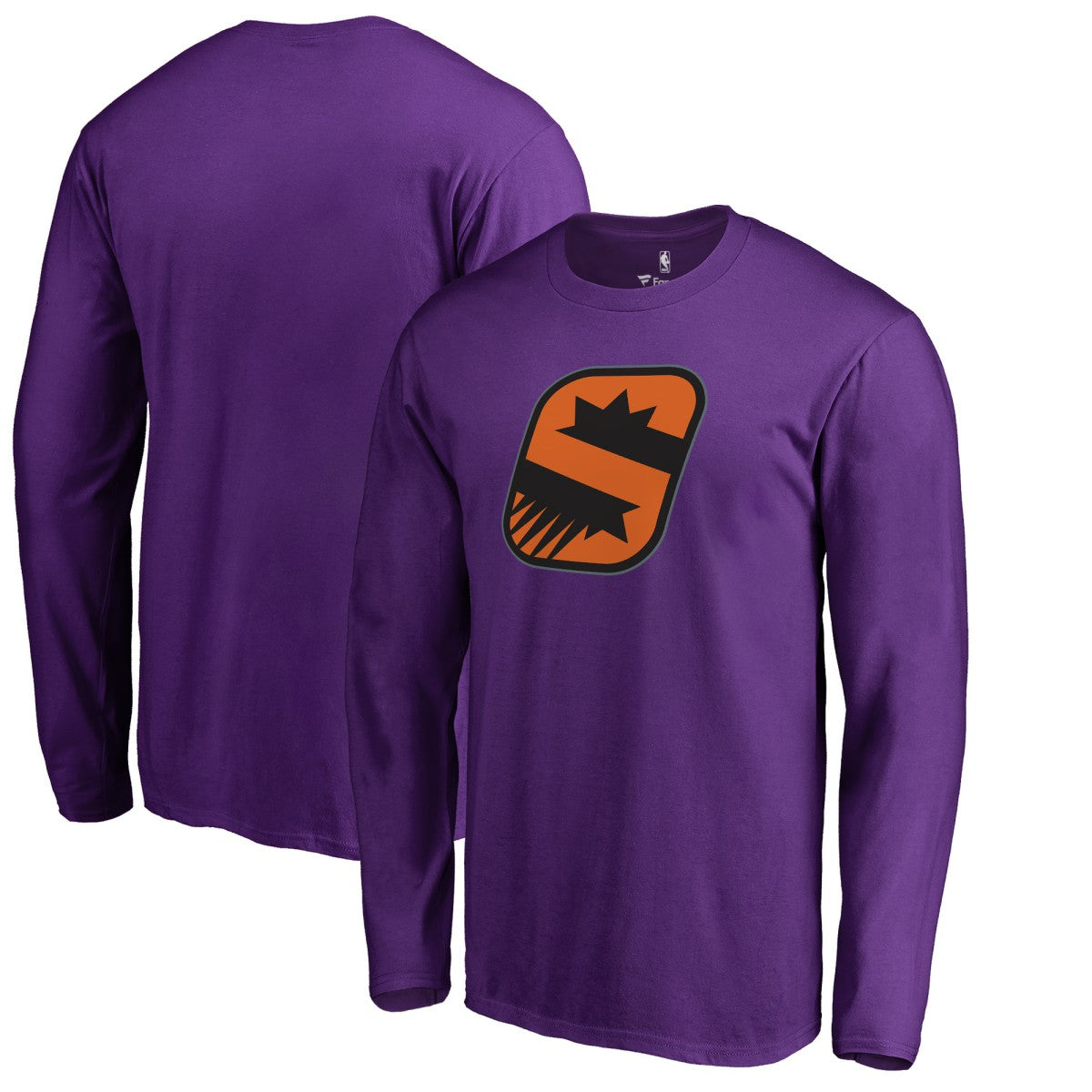Phoenix Suns Alternate Logo Long Sleeve T-Shirt Purple - NBA