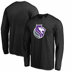 Sacramento Kings Alternate Logo Long Sleeve T-Shirt Black - NBA