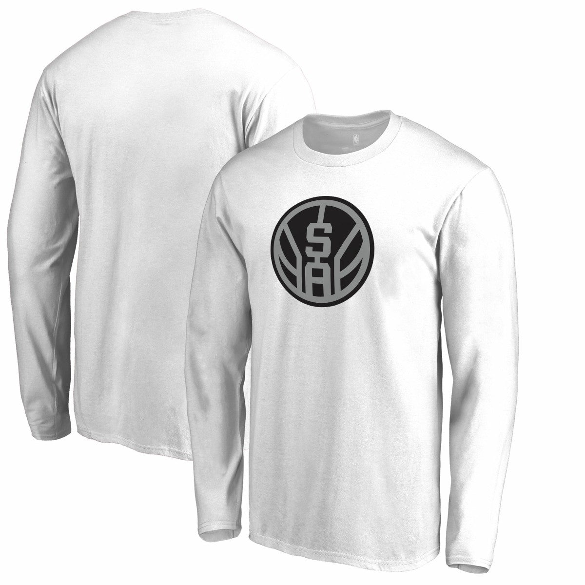 San Antonio Spurs Alternate Logo Long Sleeve T-Shirt White - NBA