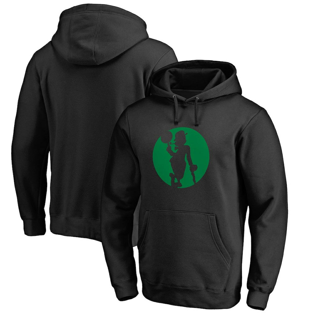 Boston Celtics Alternate Logo Pullover Hoodie Black - NBA
