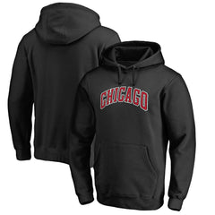 Chicago Bulls Alternate Logo Pullover Hoodie Black - NBA