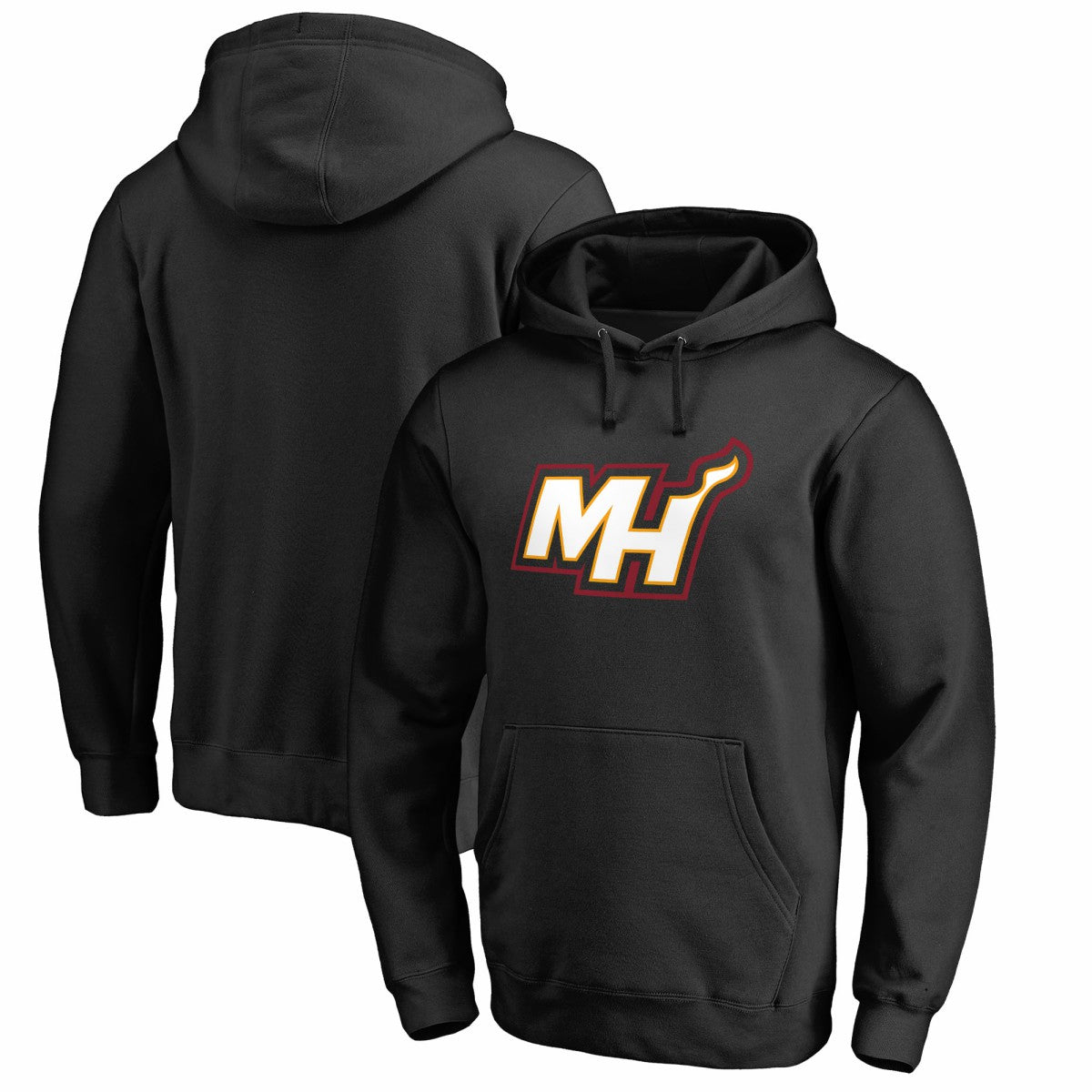 Miami Heat Alternate Logo Pullover Hoodie Black - NBA