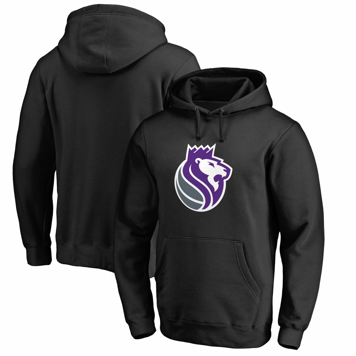 Sacramento Kings Alternate Logo Pullover Hoodie Black - NBA