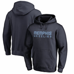 Memphis Grizzlies Wordmark Pullover Hoodie Navy - NBA