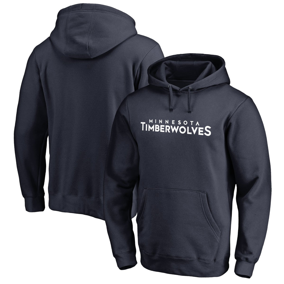 Minnesota Timberwolves Wordmark Pullover Hoodie Navy - NBA