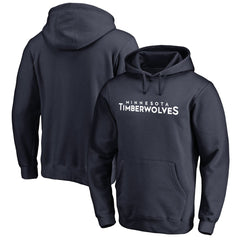 Minnesota Timberwolves Wordmark Pullover Hoodie Navy - NBA