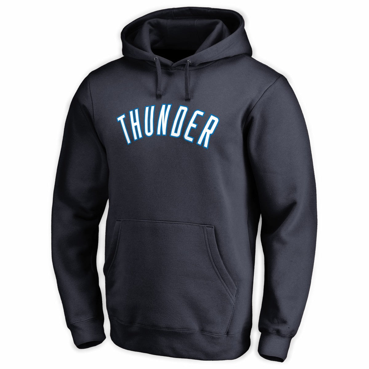 Oklahoma City Thunder Wordmark Pullover Hoodie Navy - NBA