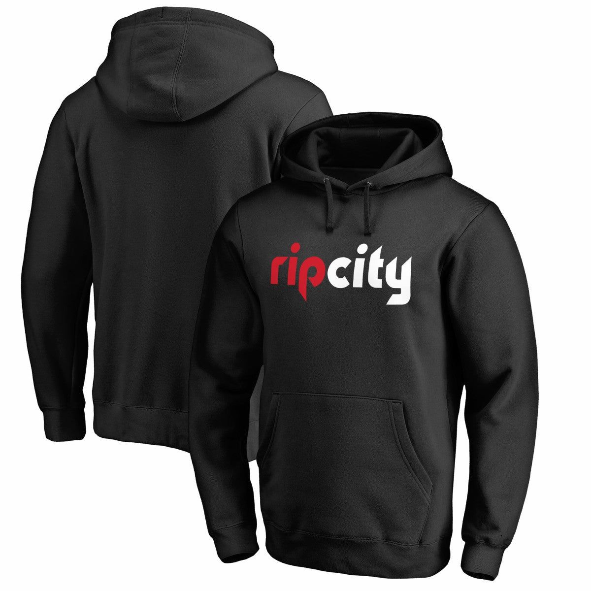 Portland Trail Blazers Wordmark Pullover Hoodie Black - NBA