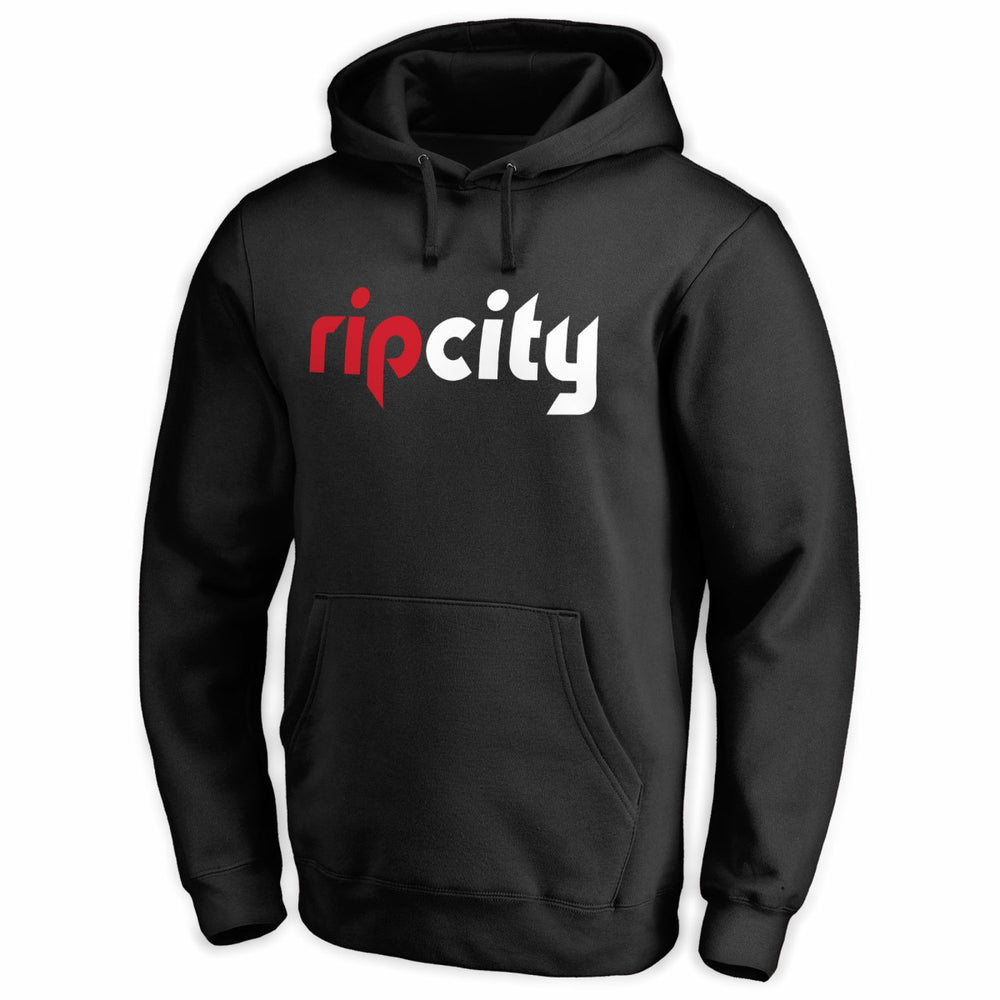 Portland Trail Blazers Wordmark Pullover Hoodie Black - NBA