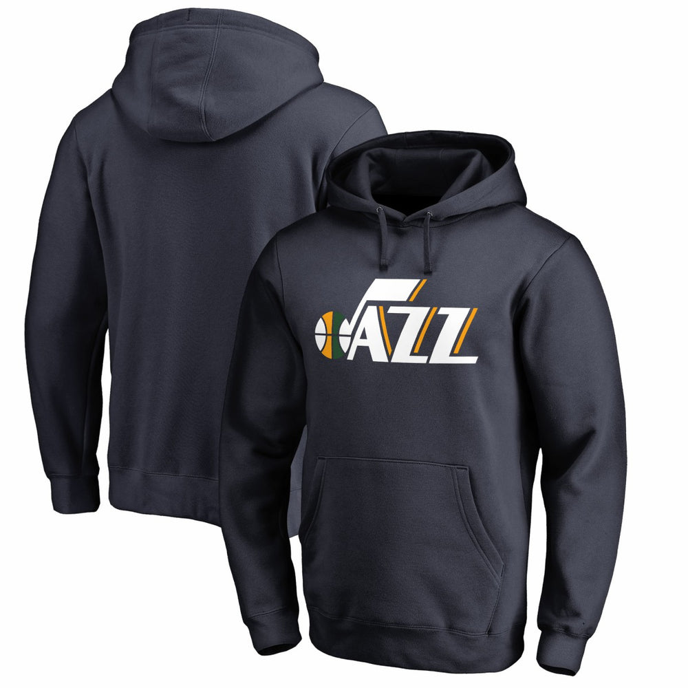 Utah Jazz Wordmark Pullover Hoodie Navy - NBA