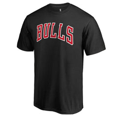 Chicago Bulls Primary Wordmark T-Shirt Black - NBA