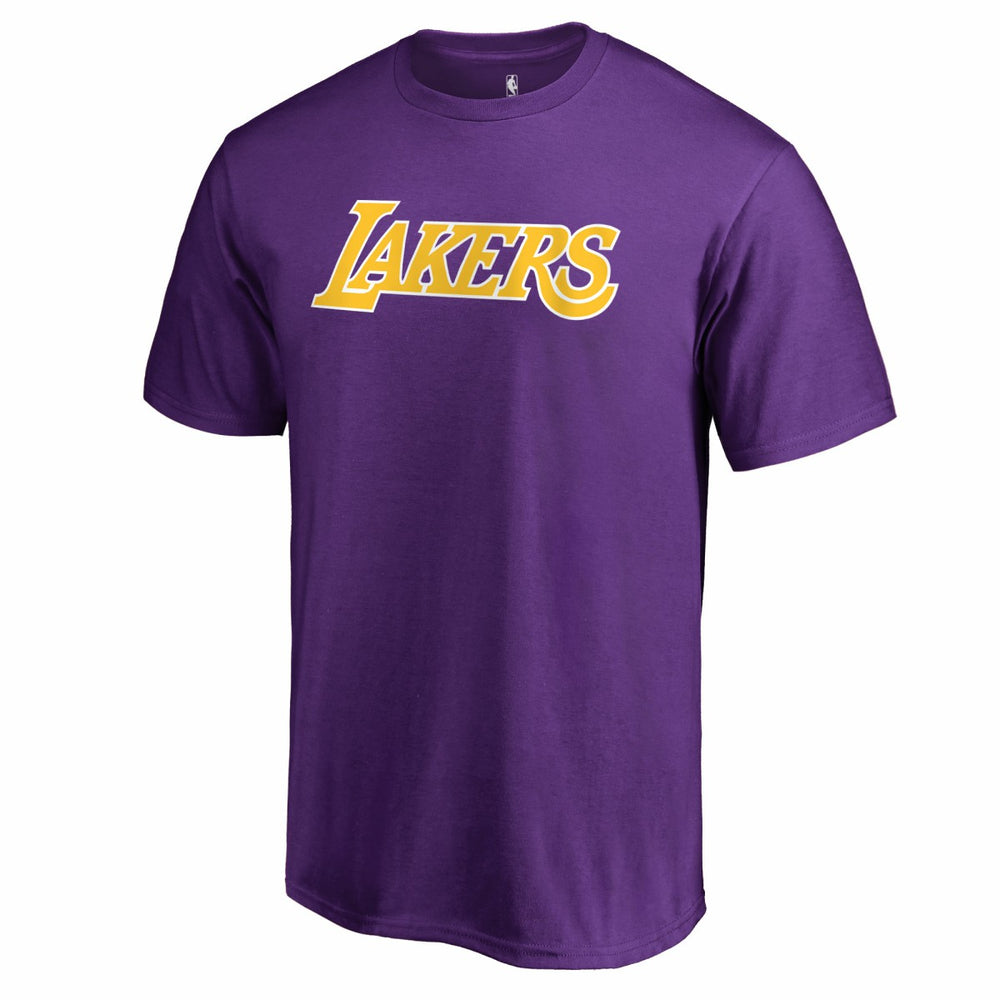 Los Angeles Lakers Primary Wordmark T-Shirt Purple - NBA