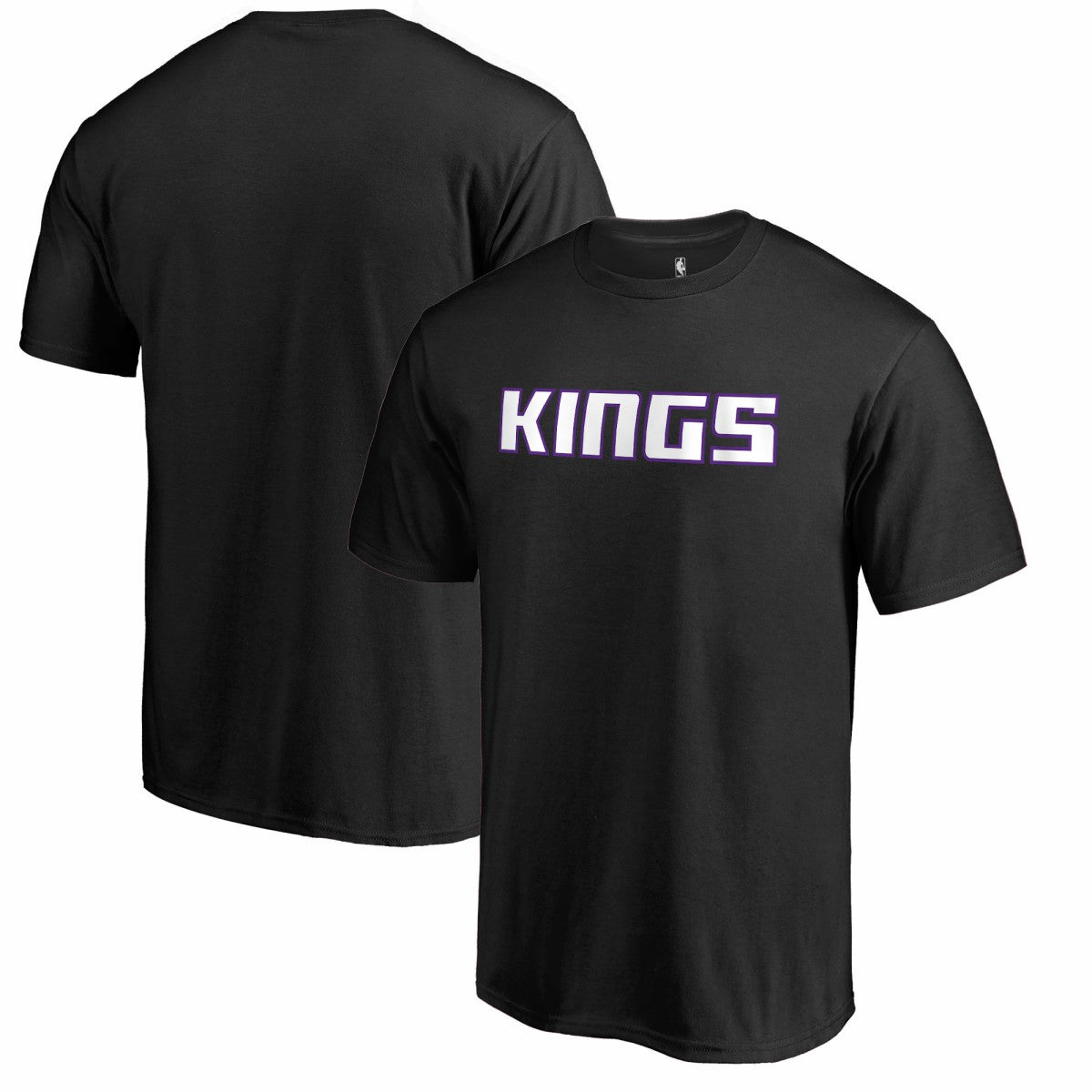 Sacramento Kings Primary Wordmark T-Shirt Black - NBA
