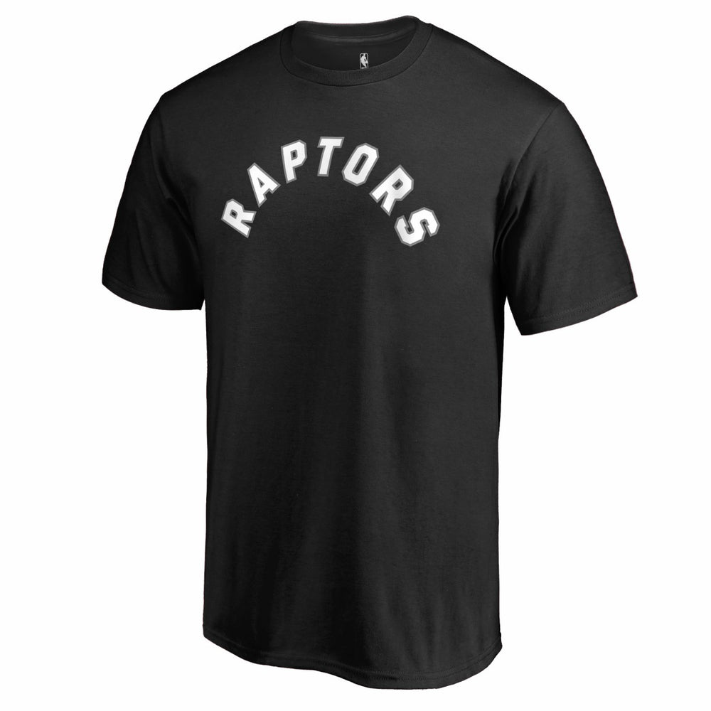 Toronto Raptors Primary Wordmark T-Shirt Black - NBA