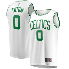 Jayson Tatum Boston Celtics Fast Break Replica Away Jersey White Association Edition - NBA