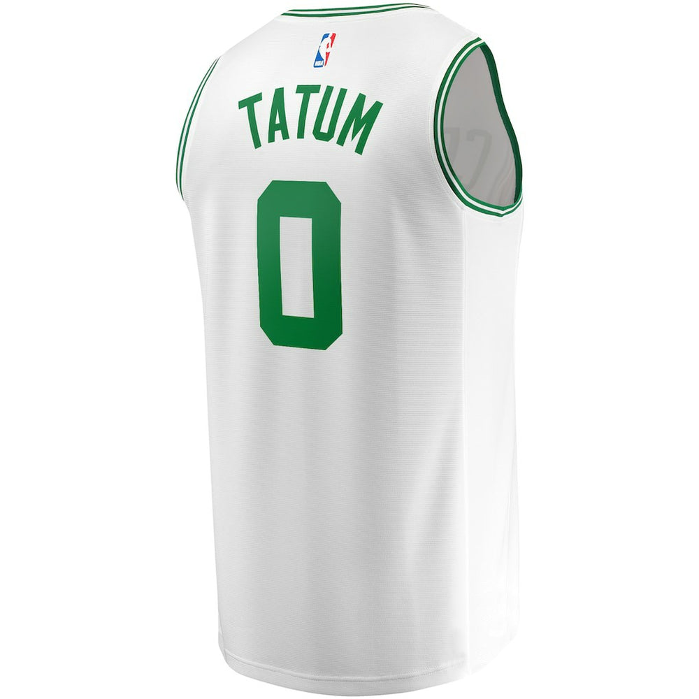 Jayson Tatum Boston Celtics Fast Break Replica Away Jersey White Association Edition - NBA