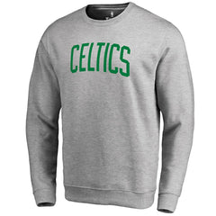 Boston Celtics Wordmark Pullover Sweatshirt Heathered Gray - NBA