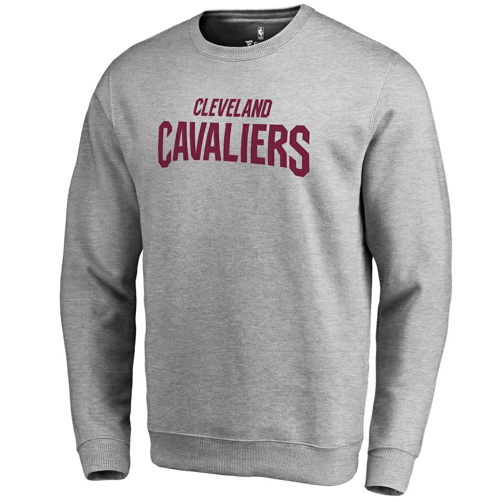Cleveland Cavaliers Wordmark Pullover Sweatshirt Heathered Gray - NBA