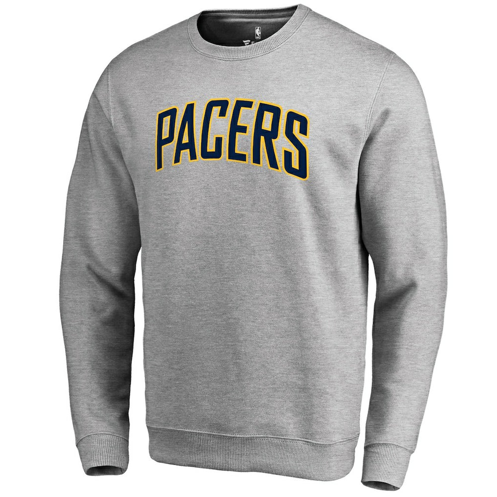 Indiana Pacers Wordmark Pullover Sweatshirt Heathered Gray - NBA