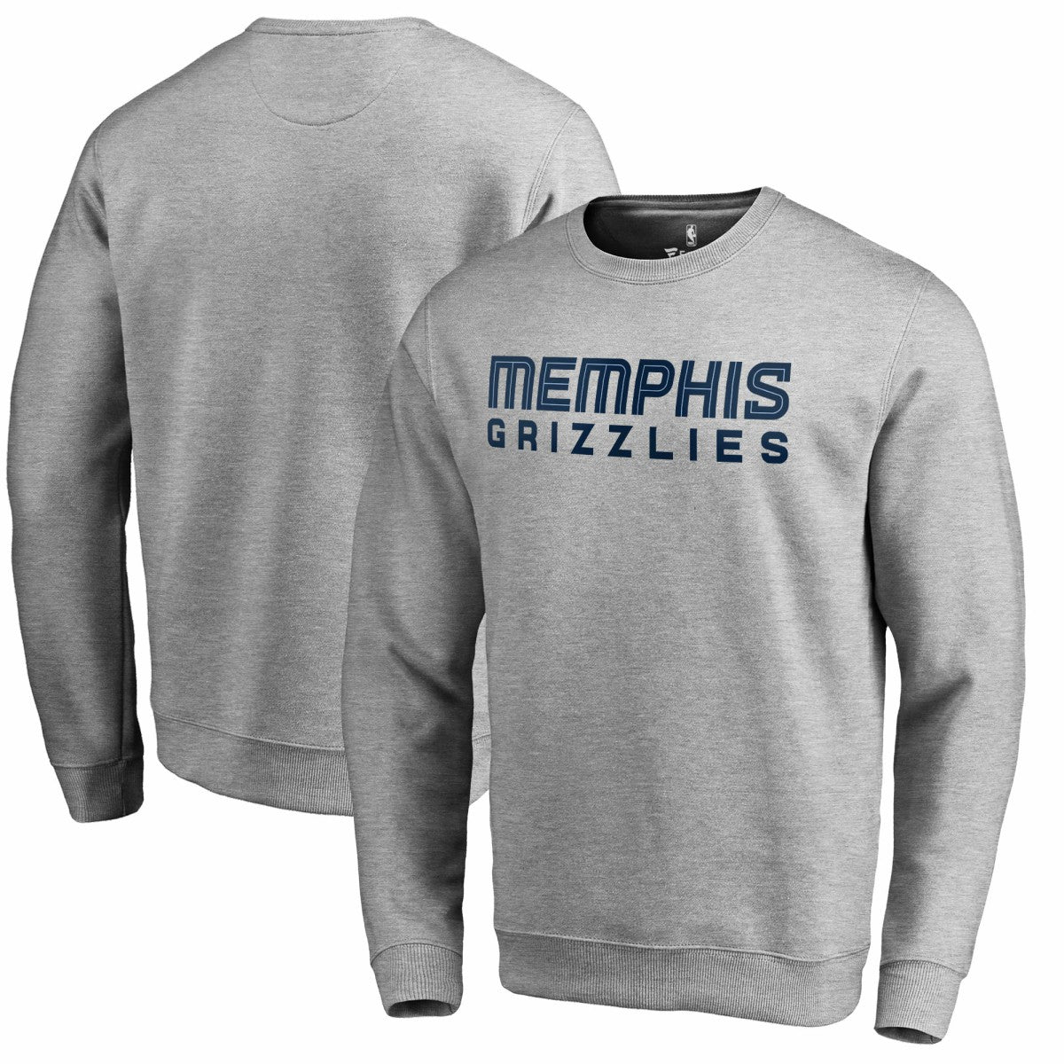Memphis Grizzlies Wordmark Pullover Sweatshirt Heathered Gray - NBA
